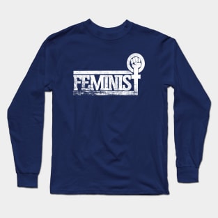 Feminist Vintage Feminism symbol Long Sleeve T-Shirt